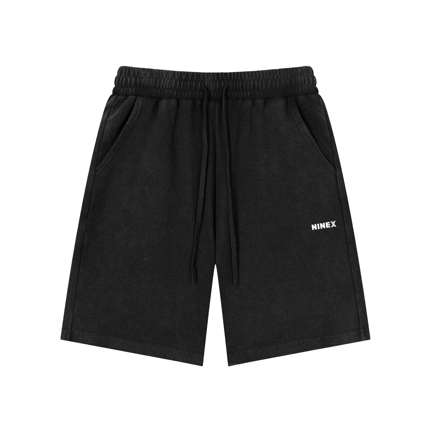 Mineral Wash Waffle Knit Shorts
