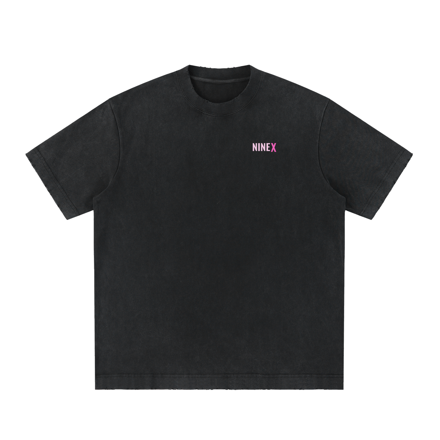 Heavyweight Vintage Washed Frayed T-Shirt